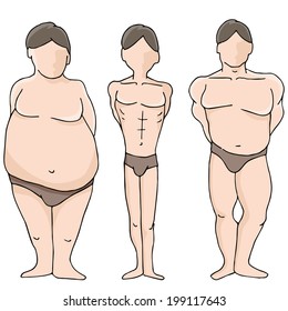 An Image Of Male Body Shapes.