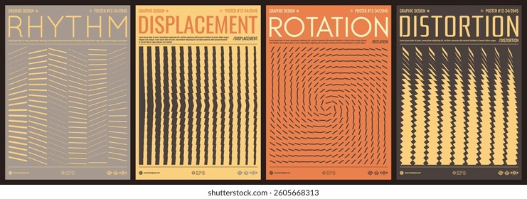 Image of many rectangular flat shapes with transition effect. Dynamic gradient pattern. Vector for presentation, banner, flyer, cover or brochure.