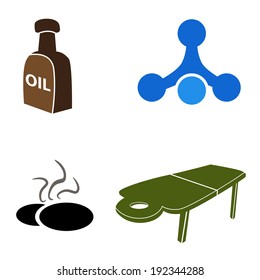 An image of massage icons.