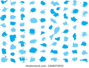 Image material collection drawn by spray