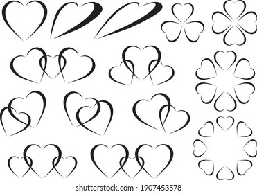Image material collection of heart