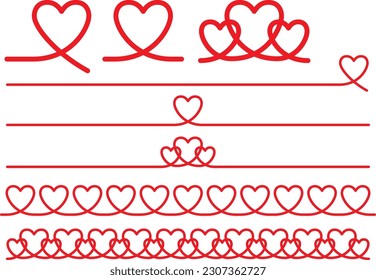 Image material collection of heart