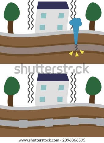 Similar – Image, Stock Photo Tree breaks resistance