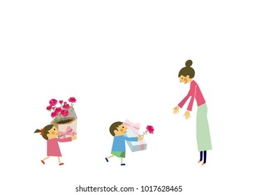 
Image of maternity with children.
Image of affection of mother and child.
Mother's love and images of children.
Happy Mothers Day.