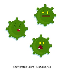 Bild eines Moleküls des Corona-Virus