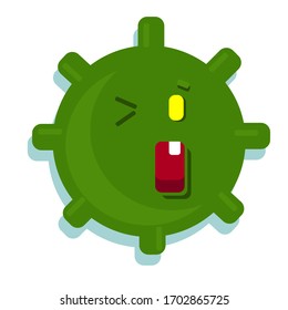 Image of a molecule of the corona virus