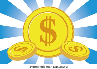 Image of money, points, coins