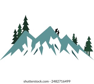 A image of mountain work