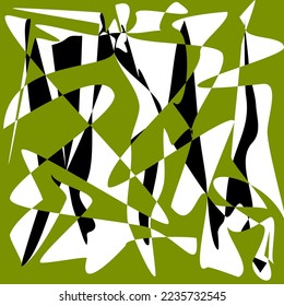 The image of the movement of the lines. There is a feeling. Abstract style.