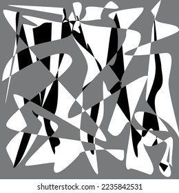 The image of the movement of the lines. There is a feeling. Abstract style.