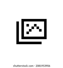 image multiple pixel perfect icon design. Flat style design isolated on white background. Vector illustration