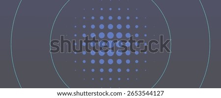 Image of multiple rows of spots and green circles moving in hypnotic motion in seamless loop on grey background. Colour light and movement concept digitally generated image. modern
