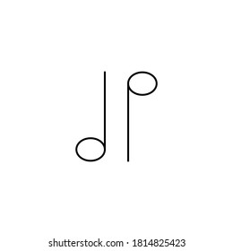 image of musical note vector icon eps10