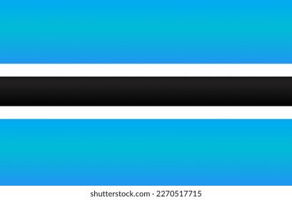 Imagen de la bandera nacional del Estado de Botswana