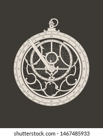 Image of the navigation instrument of the ancient East
