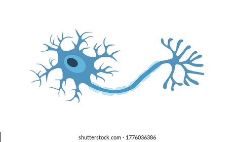 Image of a neuron. Vector image, eps 10