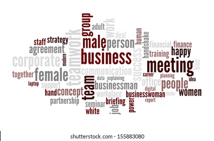 An image of nice Business text cloud