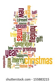 An image of nice Christmas text cloud