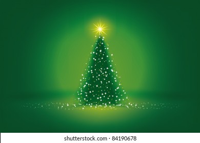 Image d'un joli arrière-plan vert pour noël