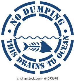 An Image Of A No Dumping Sign.