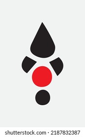 IMAGE NUMBER 1. BLACK RED COLOR. VECTOR TEMPLATES