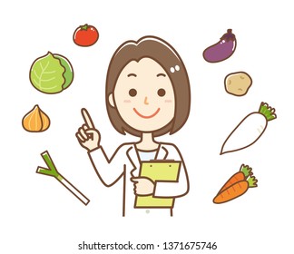 Image Of A Nutritionist Woman