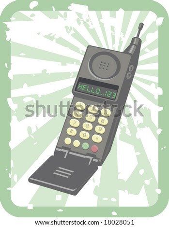 Image of an old cell phone