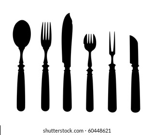 An image of an old vintage cutlery