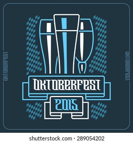 The image on the subject of Oktoberfest
