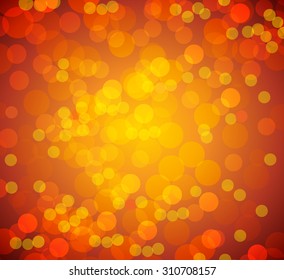 Ein Bild eines orangefarbenen Bokeh-Bokeh-Lichteffekts auf unscharfem Hintergrund.