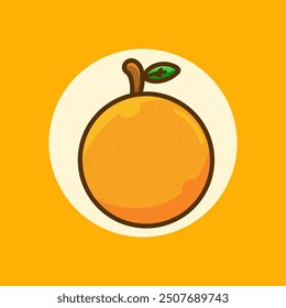 image of orange fruit with an orange color that looks fresh.