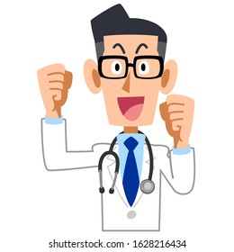 The image of an Overwhelming male doctor
