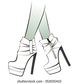 the image of a pair of shoes with high heels