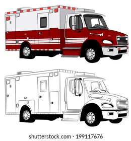 An image of a paramedic vehicle.