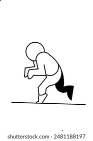 Imagen de una persona que camina 