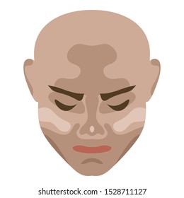 Image of a person's face with closed eyes