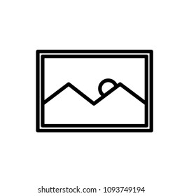 image - photo - file icon vector