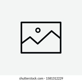 Image photo icon vector logo template illustration