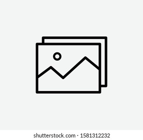 Image photo icon vector logo template illustration