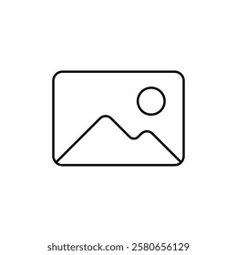 image or photo icon Vector logo set flat