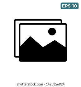 image photo - picture icon vector design template