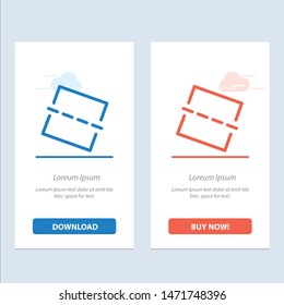 Image, Photo, Straighten  Blue and Red Download and Buy Now web Widget Card Template