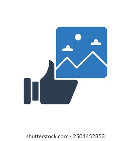 Imagen E Imagen Como Icono - Icono Pulgar Arriba