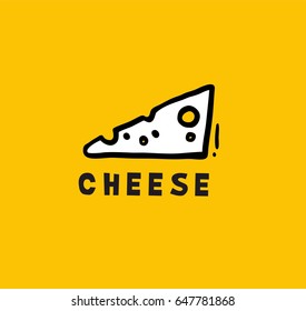 Image piece of cheese Logo
