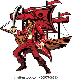 image of a pirate carrying a sword