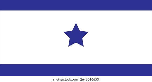 The image portrays a centered blue star symbol on a white field bordered with blue lines. It symbolizes simplicity and minimal design, reflecting themes of clarity, focus, and design elements.