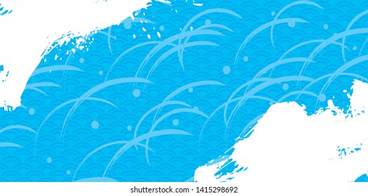 Image poster of beautiful seafood of the waves