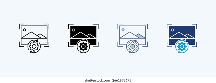 Image Processing Multiple Style Icon Collection