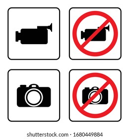 Image prohibits using cameras and videos.