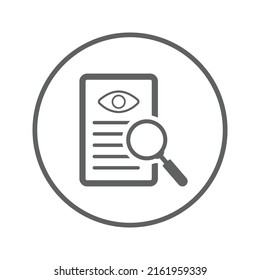 Imagen, proyecto, icono de vista previa. Gráficos vectoriales grises.